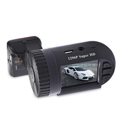 

MINI 0805 15 inch TFT Screen GPS Car Camcorder with 1296P HD Resolution 135 Degree Wide Angle Lens Support 32GB SD Card