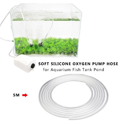 

Soft Silicone Oxygen Pump Hose 4mm 6mm Pump Tube for Air Bubble Stone Professional Aquarium Fish Tank Pond Household Tool