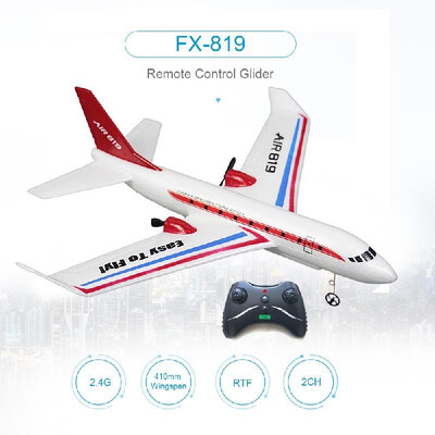

FX-819 24G 2CH 410mm Wing-span Remote Control Glider Fixed Wing EPP RC Airplane Aircraft RTF