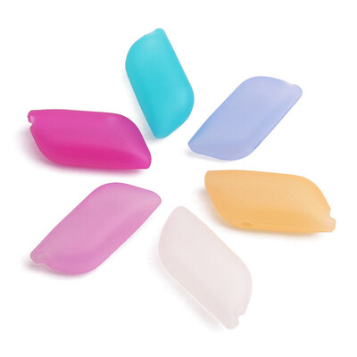 

Silicone Toothbrush Cover Case 6pcs Anti-Bacterial Toothbrush Holder Covers Multi Color Toothbrush Protective Case