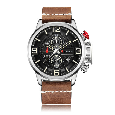 

CURREN Fashion Sport Men Watches Quartz 3ATM Water-resistant Man Wristwatch Relogio Musculino Chronograph