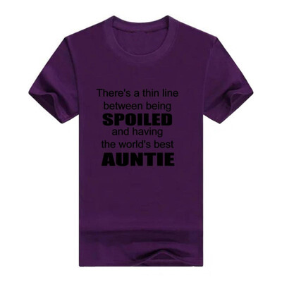 

Funny Auntie T-Shirt Cute Toddler T-Shirt100 Cotton