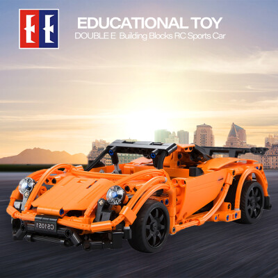 

DOUBLE E C51051W 421PCS Building Blocks Toy Bricks RC Sports Car Educational Toy for Kids Christmas Gift DIY