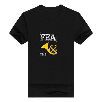 

Fear The French Horn Music T Shirt Band Musician Gift Tee