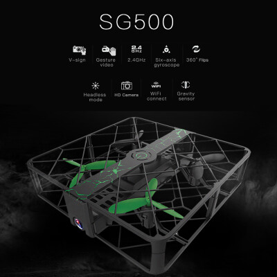 

SG500 720P HD Camera Wifi FPV RC Drone UFO Altitude Hold Gesture Selfie RC Drone Quadcopter