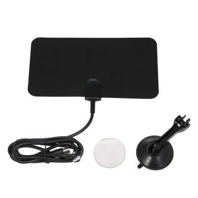 

LAN-1030B Super-thin HDTV Receiving Antenna with 25 Miles Range Reciever IEC Male Antenna