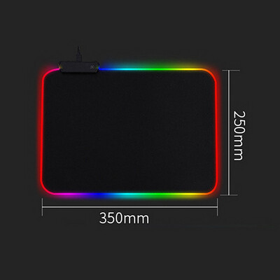 

Gaming Mouse Pad RGB LED Lighting 7 Colorful Mousepad Mouse Mat 25x35cm 30x800cm