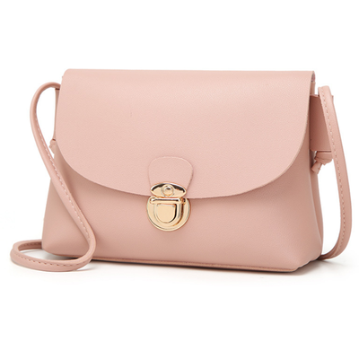 

Small Lock Buckle Shoulder Bag for Women PU Leather Ladies Handbags Casual Purse Wallet