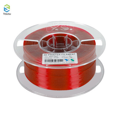 

YouSu PETG Filament 3D Printer Filaments 175 MM Dimensional Accuracy High Tenacity 3D Printing Consumables 1KG Spool Nature