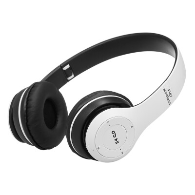 

P47 Wireless Bluetooth 41 Headphones Foldable Over Ear Headset 35mm Muisc Earphone FM Radio TF Card Slot Hands-free w Mic