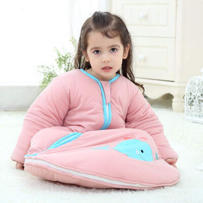 

Baby sleeping bag newborn childrens autumnwinter cotton anti play by household baby sleeping bag