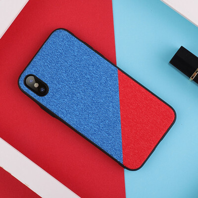 

Denim Grain Phone Case for Apple iPhone X Phone Shell Back Cover Mobile Case Covers