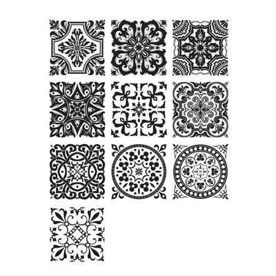 

10 PcsSet Self Adhesive Tile Stickers Art Decals Removable Wall Sticker Kitchen Backsplash Bathroom Home Tidy Protection
