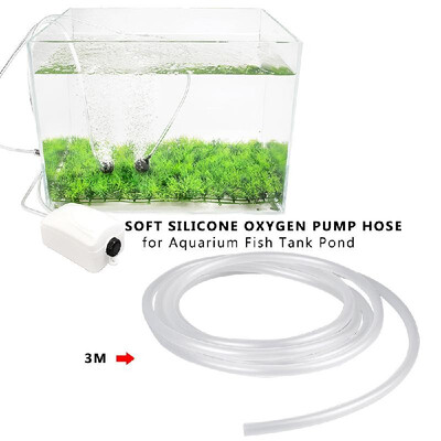 

Soft Silicone Oxygen Pump Hose 4mm 6mm Pump Tube for Air Bubble Stone Professional Aquarium Fish Tank Pond Household Tool