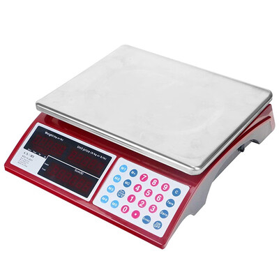 

Camry Digital Commercial Price Scale 33lb15kg for Food Meat Fruit Produce with Dual Bright Red LED Display