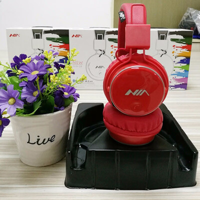 

NIA Q8 Wireless Bluetooth Headphones Foldable Stereo Headset with Mic Sport Bluetooth Earphone Support TF Card FM Radio