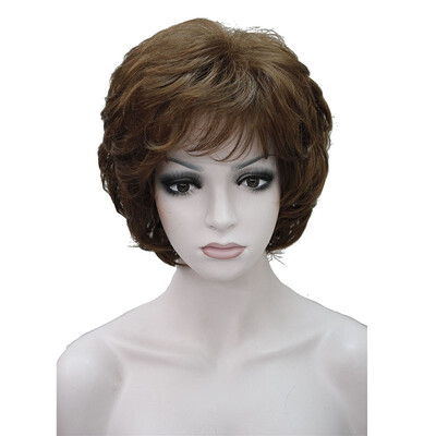 

Strong Beauty Ladies Wigs Short Wavy Golden Blonde Hair For Women Synthetic Capless Full Wig 9 Colors