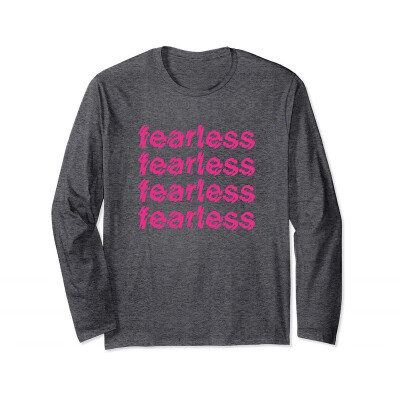 

Fearless Flash Long-Sleeve Tee-Shirt Grid Pink Edition