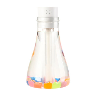 

500ml Portable USB Wishing Bottle Humidifier High-Quality Mist Spray Light Bar Dreaming Color Changing Humidifiers Blue