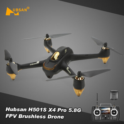 

Original Hubsan H501S Pro X4 58G FPV Brushless Drone w 1080P Camera 10 Channel Remote Control GPS Quadcopter