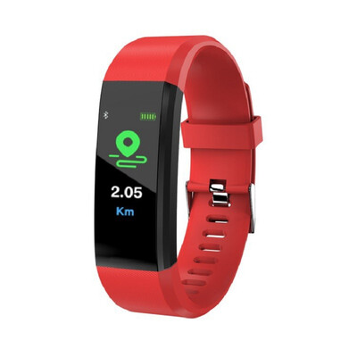 

IP67 Waterproof Color Screen Heart Rate Blood Pressure Monitoring Smart Bracelet
