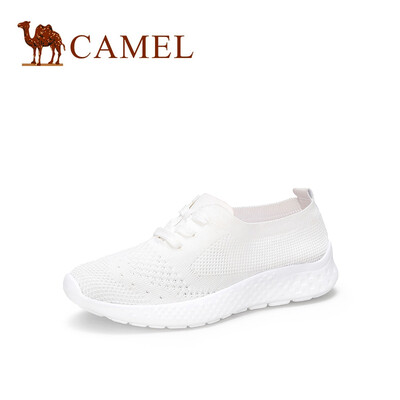 

Camel CAMEL Womens Lightweight Comfortable Lace-up Casual Shoes A912266149 White 37