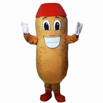 

LangtengPeanut Mascot Costume Cartoon Cosplay Party Halloween Christmas Festival Performance