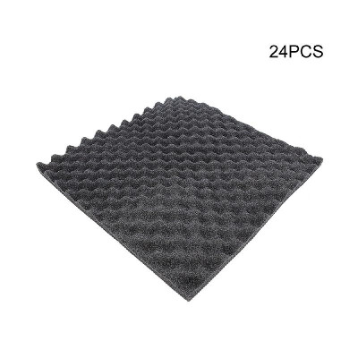 

Recording Studio Soundproof Wedge Foam Video Room Sound Noise Insulation Sponge Wall Deadening