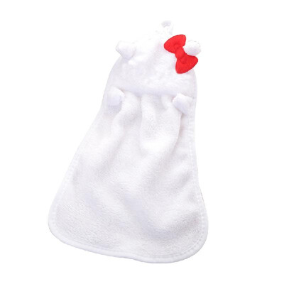 

Cute Animal New Candy Colors Hand Towels Soft Coral Velvet Animal Towel Can Be Hung Kitchen Used Green