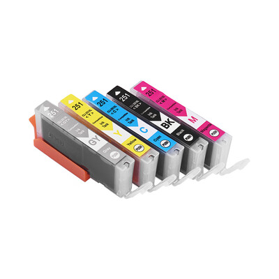 

CLI-251XL Compatible Ink Cartridge Replacement Black&Color Ink Tank Set 5 Pack for Canon PI7220 PIXMA MG5420 MG5422 MG5520 MG6