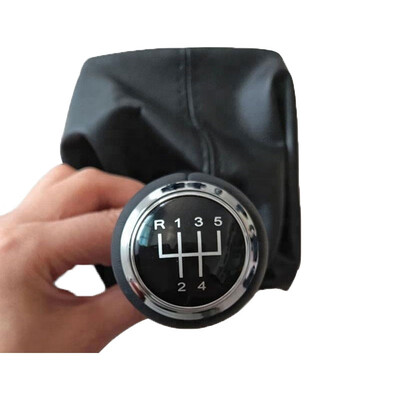 

For Audi A3 S3 8L 5 Speed Gear Shift Knob Gaiter Boot Red Cover PU Leather R12345 Auto Accessory 2001 2002 2003