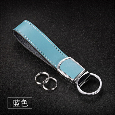 

Luxury Leather Keychain Car Key Rings for Men Women Universal Car Key Ring Car Accessories Christmas Gift Best Gifts