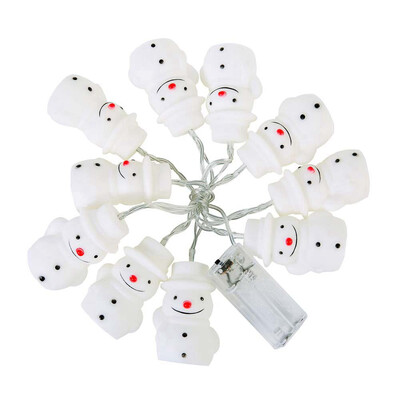 

UpperX 10LED Snowman Christmas Xmas Fairy String Light Home Party Decor Lamp Gift Cleve