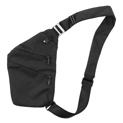 

Sling Bag Male Front Cross Body Bag Anti-theft Safety Chest Pocket Pouch Shoulder Bag for Men