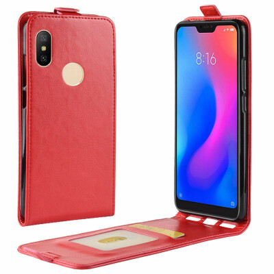 

WIERSS Flip Leather Case for Xiaomi Redmi Note 6 Pro 32GB 64GB Wallet Case Leather Cover Cases Fundas Capa Coque