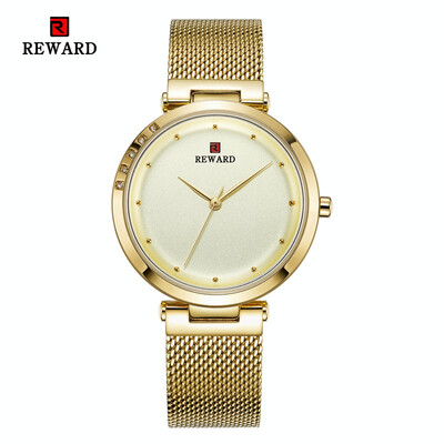 

REWARD RD63073L Womens Watch Ultra-thin Mesh Belt Waterproof Quartz Fashion Casual Watch