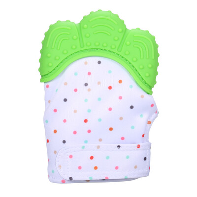 

Food Grade Silicone Molar Gloves Tooth Care Soothing Pain Relief Infant Baby Sounding Teething Gloves Teether Chew Toy