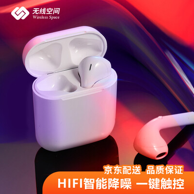 

Wireless Space Y716 Wireless Half In-Ear Pods-Universal Smart Wireless Bluetooth Headset Business Edition - White