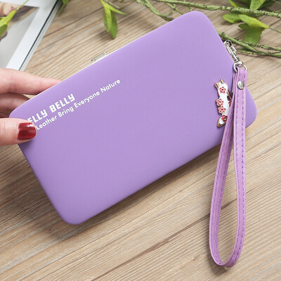 

LKX Long Large Capacity Wallets Mobile Phone Woman Purses Female Lady Clutch Pocket High-heeled Shoes Case Student Card Holder