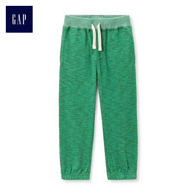 

GAP flagship store male&female comfortable elastic waist beam sports pants 398627 Parrot green 18-24M