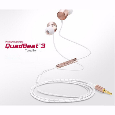

Original For QuadBeat 3 4 LE631 V10 Tuned by For AKG Premium Earphone Rose Gold For LG G3G4V10Nexus 5X Flex 2 headphone earbuds