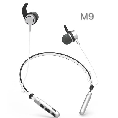 

20PCSLot NEW M9 Bluetooth Earphone Stereo Wireless Sports Running With Mic Handsfree Volume Control For iPhone Samsung With box