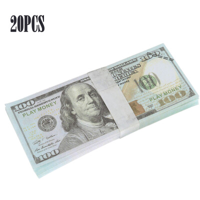 

50PCS Dollar Bill Souvenir Banknote Commemorative Banknotes Realistic Fake Play Money With U S Characteristics Real Looking Double