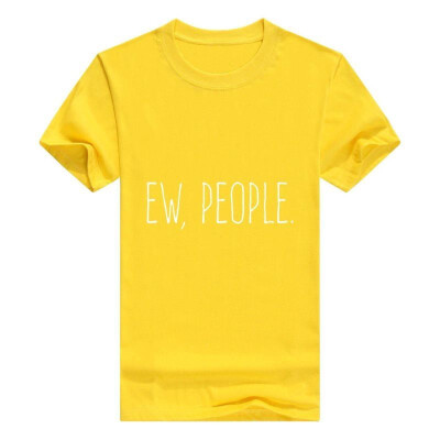 

Ew People Funny Basic Cotton T-Shirt