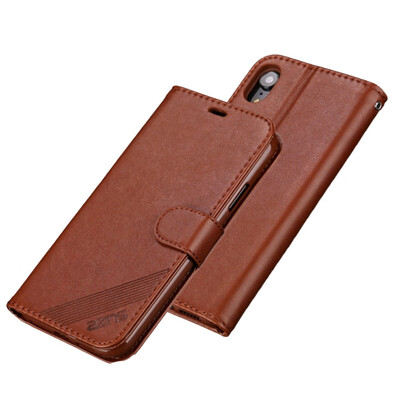 

MOONCASE Apple iPhone XR Yazun TPU Wallet - Brown