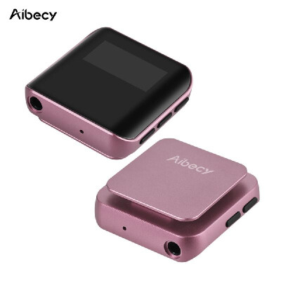 

Aibecy M46 8GB16GB Portable MP3 Music Player with Clip Voice Recorder FM Radio Calender Clock for Sports Music Fans