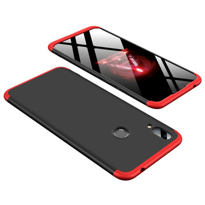 

MOONCASE Vivo X21i three-section all-inclusive shield - black red