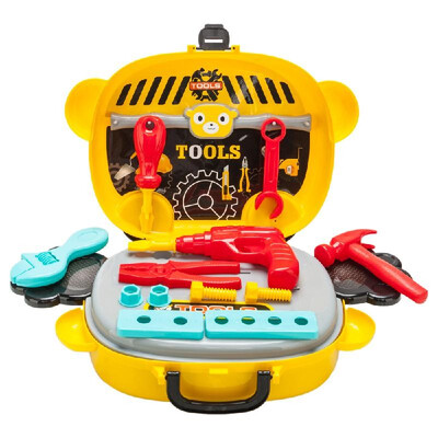 

Kids Play Pretend Toy Tool Set Workbench Construction Workshop Toolbox Tools