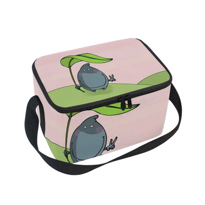 

ALAZA Lunch Box Insulated Cute Monster Lunch Bag Large Cooler Tote Bagfor Men Women