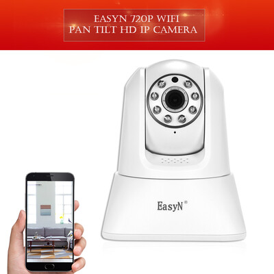 

EasyN 720P Wireless WIFI Pan Tilt HD IP Camera 10MP 14 CMOS 28mm Lens Support PTZ Two-way Audio Night Vision Phone APP Remote